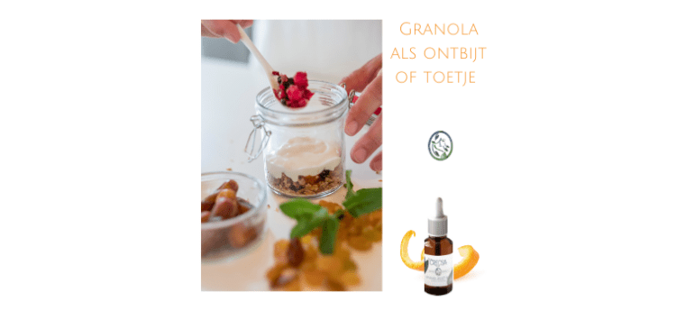 GRANOLA, LEKKER MET SINAAS EN BERGAMOT