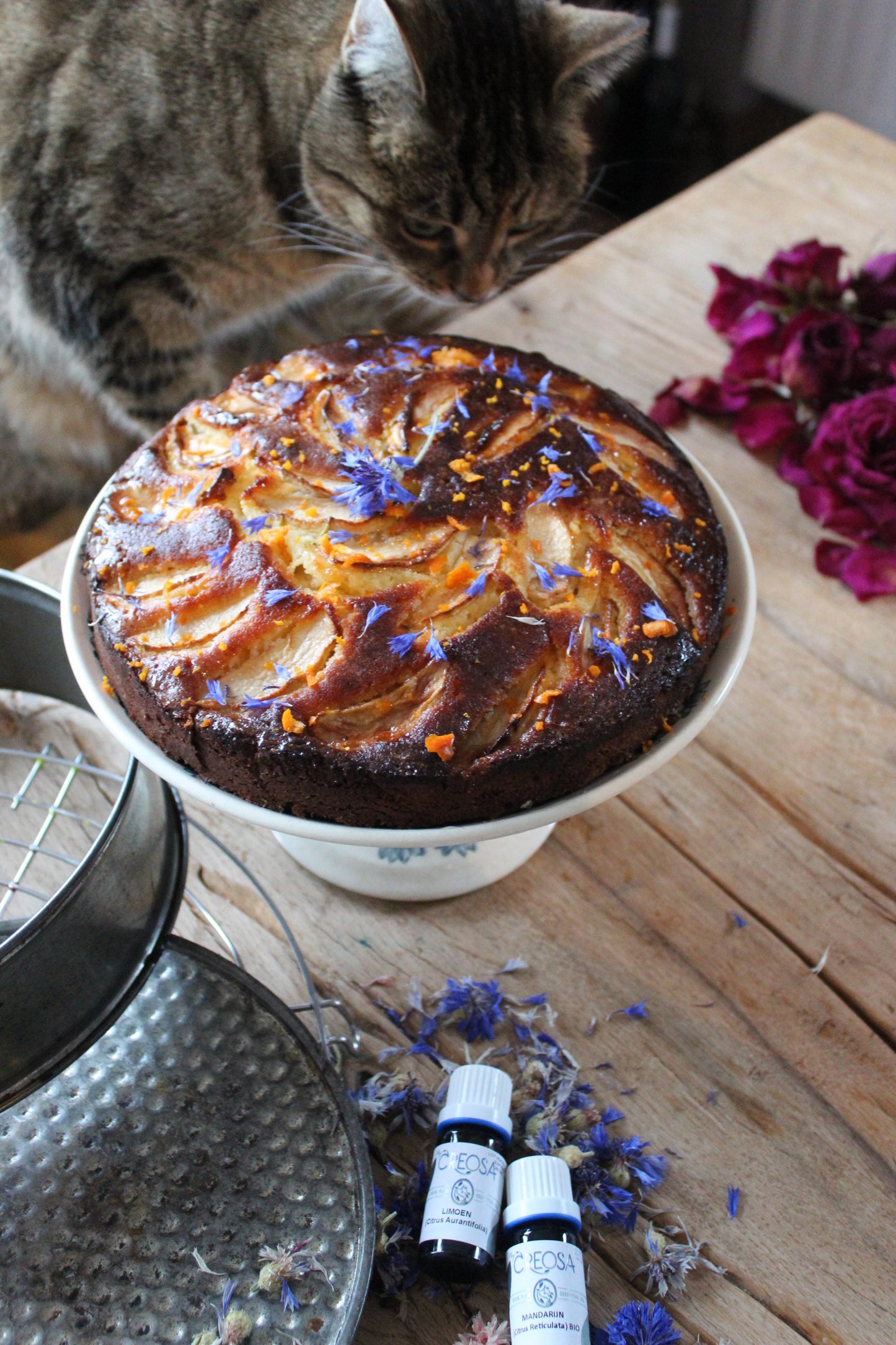 LIEFDESCAKE APPELCAKE MET MANDARIJN & LIMOEN