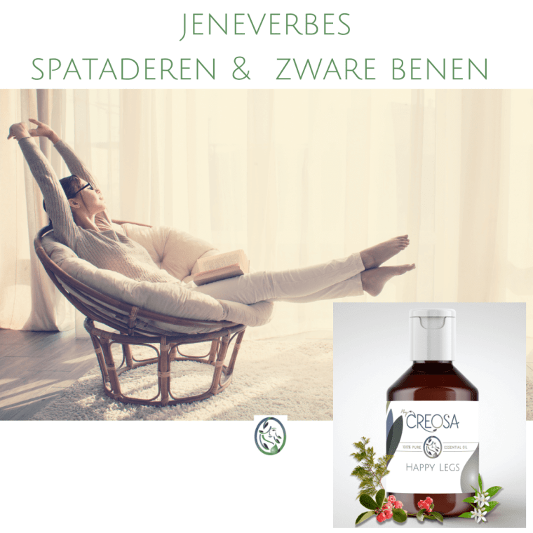 JENEVERBES VOOR LICHTE BENEN, EEN HULP BIJ SPATADERS