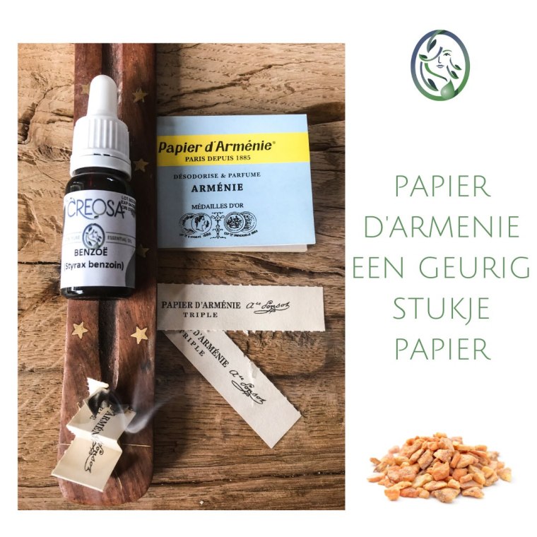 PAPIER D'ARMENIE EEN GEURIG STUKJE PAPIER