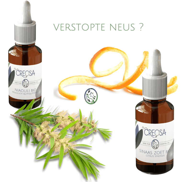 VERSTOPTE NEUS, NIAOULI HELPT